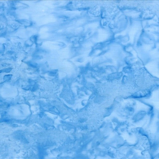 Blue 1895 44" batik by Hoffman, 1895-451-Cornflower - Image 1 of 1