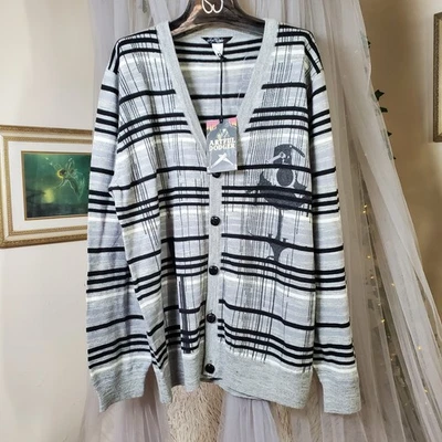 ARTFUL DODGER Wool Button Up Sweater Cardigan NWT $148 Size XL Artistic Oversize - Image 1 of 4
