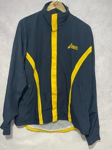 Asics Mens Windbreaker Sport Jacket Y2K Size M - Picture 1 of 7