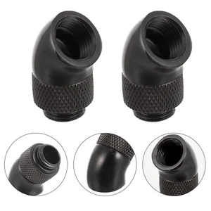 2 PCS Computer Water-cooled Elbow Cooling Tube Fitting Head Fittings - Afbeelding 1 van 12