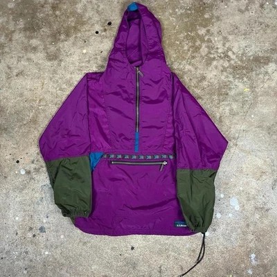 复古 80 年代 LL。 Bean Color blocked Anorak Aztec 套衫夹克 L John Mayer — 第 1/4 张图片