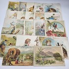 Victorian Trade Card Lot Lion Coffee Woolson Spice 