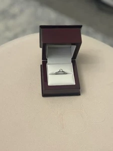 Platinum & Diamond Solitaire Ring - Picture 1 of 13