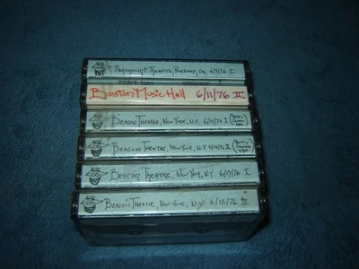 Lot of 6 Grateful Dead June 1976 live tapes HQ SBD Beacon & Boston Betty Boards - Image 1 of 3