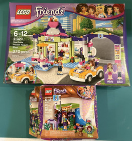 LEGO Friends: Heartlake Frozen Yogurt Shop #41320 NEW SEALED + #41327 NEW OPENED
