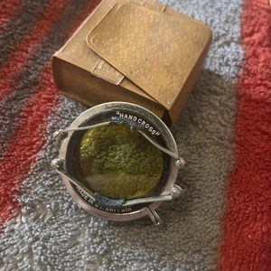 RARE HANDCROSS MADE IN GREAT BRITAIN YELLOW FILTER & LENS HOOD IN ORIGINAL CASE - Picture 1 of 5