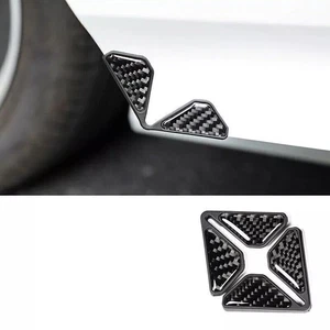 2PCS Car Door Corner Guard Cover Anti-Scratch Protector Accessories Carbon Fiber - Foto 1 di 13