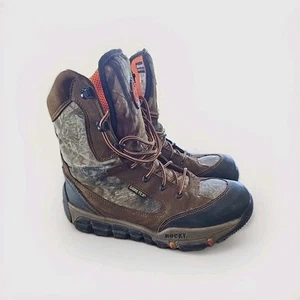 Mens Rocky 4776 Hunting Boots Camo Size 8 W Primaloft 100G Insulation Scent IQ - Picture 1 of 9