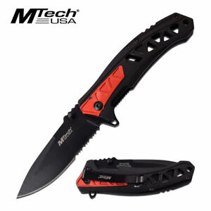 MTECH USA MT-A1026RD MT-A1026TQ MT-A1026YL  Two-Tone SPRING ASSISTED KNIFE