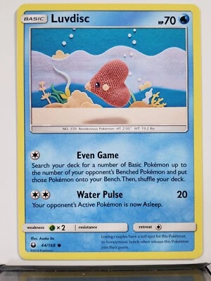 Luvdisc 44/168 NM / M - Asako Ito Crocheted Art - Celestial Storm Pokemon Card - Image 1 of 2