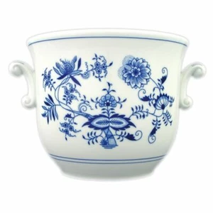 Zwiebelmuster Original Bohemia Blumentopf mittelgroß + Henkeln R 19 cm Porzellan - Bild 1 von 3