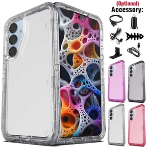 For Samsung Galaxy S25/Plus/Ultra Transparent Case Rugged Hard Cover/Accessories - Picture 1 of 58