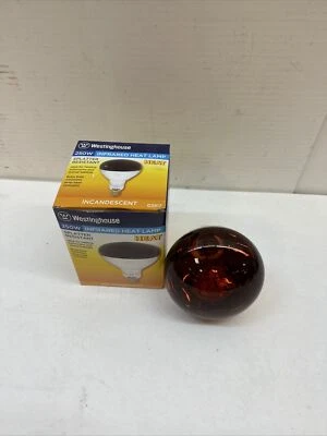 Bulb-250W R-40 Red Heat By Westinghouse Mfrpartno 03917 - Image 1 of 4