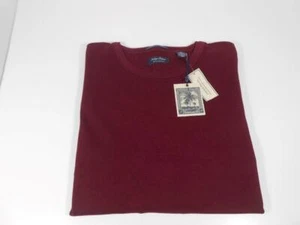 NWT Indigo Palms T-Shirt Long Sleeve Crew Neck Cotton Blend Maroon Pullover XXL - Picture 1 of 6