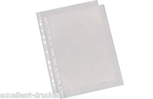 100 Prospekthüllen Prospekthülle DIN A4 Klarsichthüllen Klarsichthülle  - Bild 1 von 1