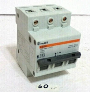 #60 Lot New Merlin Gerin Multi 9 C32H 32 Amp 3 Pole Circuit Breaker Type U - Picture 1 of 3
