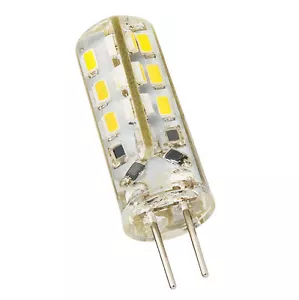 1PCS G4 Home 3014SMD LED light lamp Warm White Silicone Crystal Slim 1.5W 12V - Picture 1 of 4