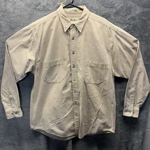Eddie Bauer Bainbridge Flannel Shirt Men XL Soft Cotton 2-Pocket Button Down - Picture 1 of 9
