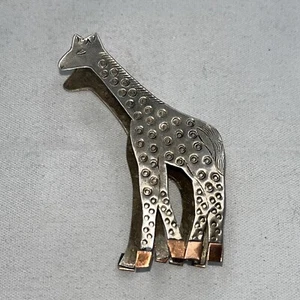 Gemischtes Blech Tier Miniatur 2,75" Giraffe Volkskunst Handarbeit - Bild 1 von 10