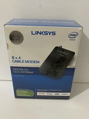 Linksys Docsis 3.0 8x4 Cable Modem - Image 1 of 2