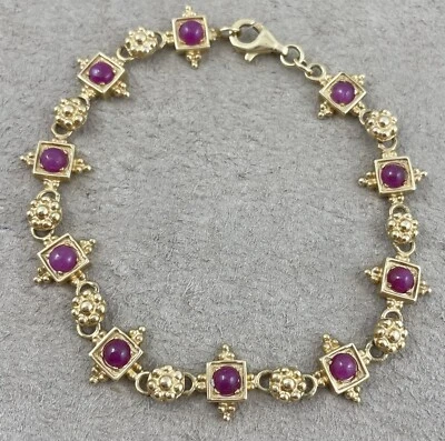 Tagliamonte 14K Gold & Rubies Bracelet - Image 1 of 4