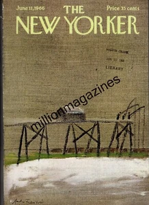 1966 New Yorker June 11 - Fishing off of the Pier - Francois - Picture 1 of 1