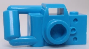 Lego 4x Dark AzureMinifigura Utensilio Cámara Estilo Portátil con Manija de Barra Extendida - Imagen 1 de 1