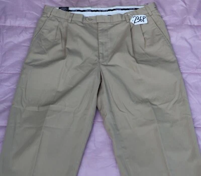 KIRKLAND SIGNATURE KHAKI PANTS FOR MEN SIZE- W40 X L29- TAG NO. 236P - Image 1 of 4