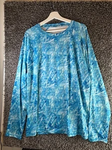 Silver Bait Blue Fishing Performance Shirt long Sleeve XL - Picture 1 of 9