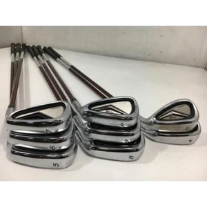 TaylorMade R9 MAX Iron Iron set 5-pw-gw-sw 8 pcs Motore 55 Regular Flex Used - Picture 1 of 4