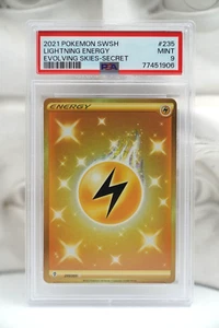 Pokemon 2021 Evolving Skies Secret Rare Lightning Energy #235 PSA 9 Mint - Bild 1 von 2