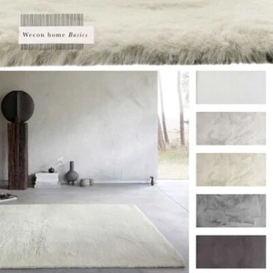 Teppich weich & flauschig – Kurzflor Wohnzimmer Schlafzimmer rutschfest modern - Bild 1 von 48