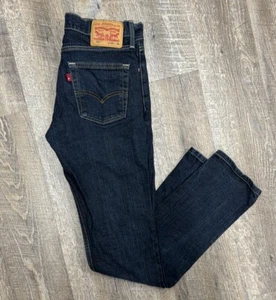 Pantalones de mezclilla para hombre Levis 511 ajustados calce recto azul medio lavado desgastado 32x34 - Imagen 1 de 7
