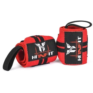 HNF Wrist Wraps for Weightlifting Heavy-Duty Support for Gym, 1 pair - Picture 1 of 3