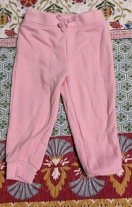 Jumping Beans Softest Fleece Pink Sweatpants Toddler Girls Size 18M - Picture 1 of 3