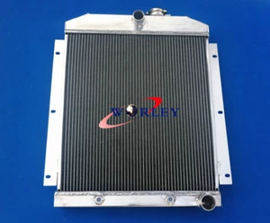 3 ROW Aluminum Radiator for Chevy Pickup Truck 1947-1954 47 48 49 50 51 52 53  - Bild 1 von 6
