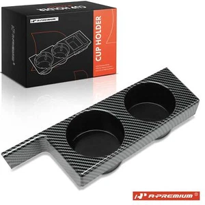 A-Premium Front Center Console Carbon Fiber Cup Holder for BMW E39 528i 530i M5 - Picture 1 of 10