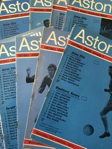 Programmi Aston Villa HOME & AWAY 1969/70 2° Divisione Lega, Coppa e Amichevoli - Foto 1 di 57