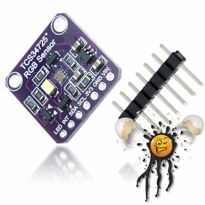 TCS34725 RGB Licht Farbe mit TCS3472 mit IR Filter + LED Sensor I2C  3,3 - 5V - Bild 1 von 3