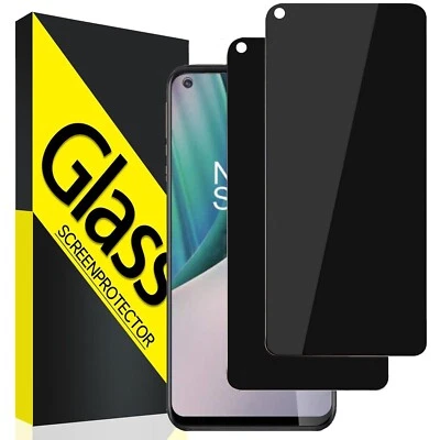 Privacy Tempered Glass Screen Protector For OnePlus N20 10R 10T 9 Pro CE3 CE4 UK - Image 1 of 4