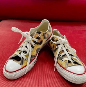 Converse Chucks Damen, Gr. 38, Leo, Gelb, Animalprint - Bild 1 von 7