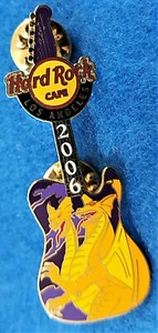 LOS ANGELES 2006 VERTICAL DRAGON GUITAR SERIES TWIN HEADED Hard Rock Cafe PIN LE - Picture 1 of 1
