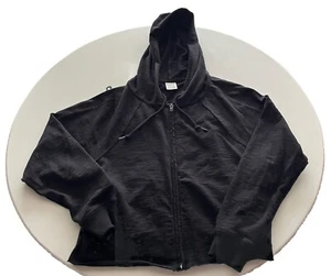 Preowned Victoria Secret Pink Zip-Up Hoodie Women's Small Black - Picture 1 of 4