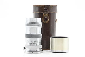 Nikon Nikkor 13.5cm 135mm f3.5 Q.C. Nippon Kogaku Rangefinder Lens Chrome #702 - Bild 1 von 8