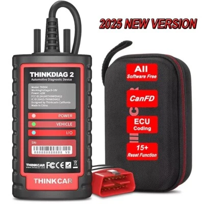 2025 THINKDIAG 2 Car OBD2 Scanner Bidirectional All System Diagnostic Tool CANFD - Image 1 of 4