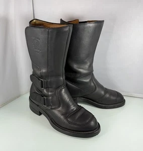 Chippewa schwarz Leder 27862 Heritage hergestellt in den USA Rallye Motorrad Biker Stiefel 8 D - Bild 1 von 11