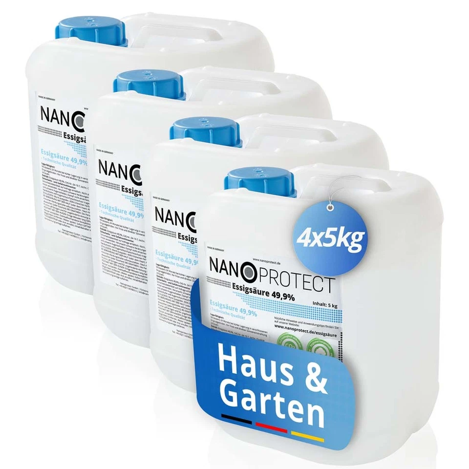 Nanoprotect Essigsäure 49 9 | 20 kg | Klimaneutral | Premium Qualität