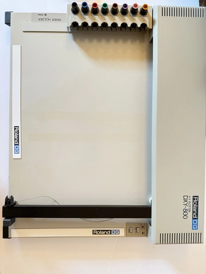 Roland DG DXY 800 Plotter With RARE Power supply.  - Image 1 of 4