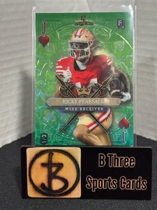 RICKY PEARSALL 2024 Wild Card 5 Card Draw Stacked Deck #SDPH-RPN RC Green /3 911 - Picture 1 of 5