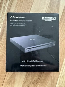 Pioneer BDR-XS07UHD USB Type-C 4K Ultra HD Lecteur Blu-ray Portable, CD, DVD - Photo 1/5